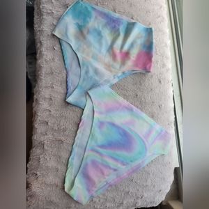 Brand New Pastel Tie Dye Rave Bottom